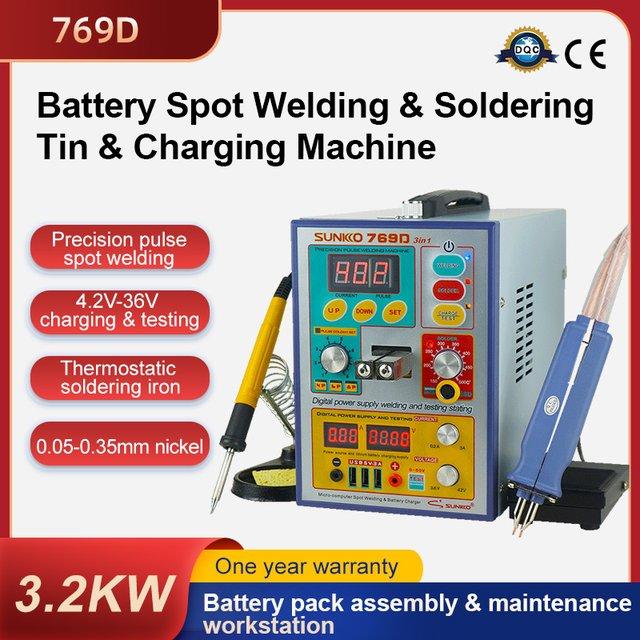 SUNKKO SPOT WELDING MACHINE 769D WITH CHARGER